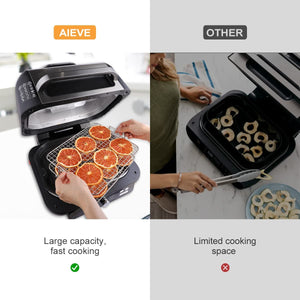 Air Fryer Rack, Multi-Layer Dehydrator Rack Accessories Compatible with Ninja Foodi Grill XL FG551 IG601 IG651