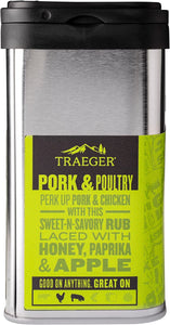 Traeger Grills SPC171 Pork & Poultry Rub with Apple & Honey 9.25 Ounce (Pack of 1)