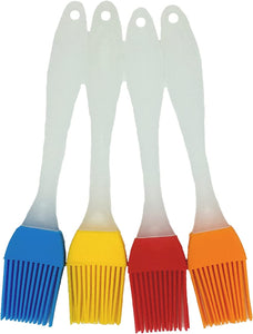 Basting Brush, Basting Brushes Grill Kitchen Silicone Pastry Cooking Brushs & BBQ Basting Brush, Varying Bright Color - Best Kitchen Gadget (Oil Brush 4 Pack)