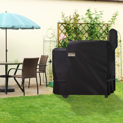 Image of Grill Cover for Traeger 34, Grill Accessories for Traeger Pro 34 Series, Heavy Duty Waterproof Pellet Grill Smoker Cover