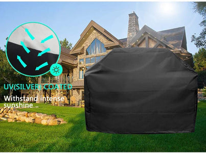 Samhe Grill Cover, 75-Inch Waterproof UV Resistant Heavy Duty BBQ Gas Grill Cover for Nexgrill Brinkmann Weber Char-Broil and More