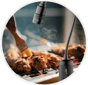 NT-7647-F Magnetic BBQ Grilling Light for Outdoor Grill, 18-Inch Flexible Gooseneck, Heat & Weather Resistant, IP-54, Warm Natural Lighting Shows True Color of Your Food, Perfect Grill Gift