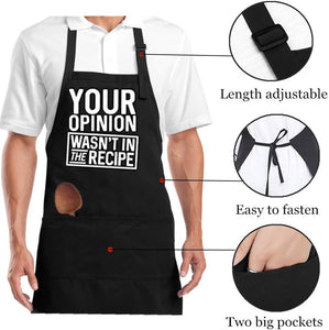 Funny Apron for Men Cooking Aprons for Grilling Apron Husband Boyfriend Gift