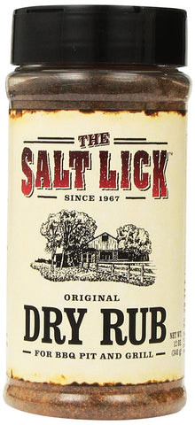 Image of Salt Lick Original Dry Rub Seasoning - for BBQ Pit & Grill, 12 Oz