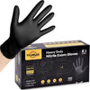 Disposable Nitrile Exam Gloves, 6-Mil, Black, Heavy Duty Disposable Gloves, Cooking Gloves, Latex Free, Powder Free