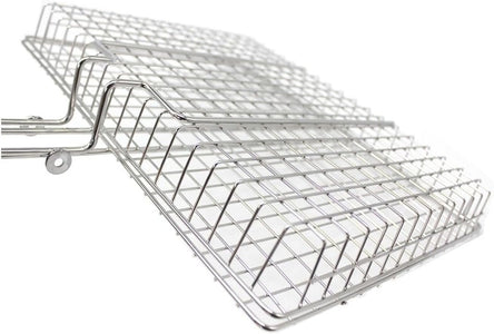 Grill Basket NABAOXUN BBQ Grilling Basket Fish Grill Basket, Grill Basket Grill Rack,Outdoor Grill Accessories