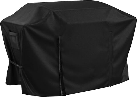Image of Griddle Cover for Blackstone 28 Inch Culinary Series, Heavy Duty Waterproof 5472 Flat Top Gas Grill Cover with Large Air Vent, Click-Close Straps, Handle and Zipper, Black