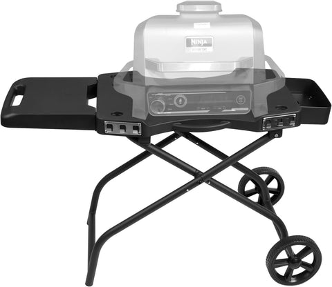 Image of Grill Stand for Ninja Woodfire Grill,Grill Cart,Collapsible Outdoor Grill Stand Fit for Ninja Woodfire Outdoor Grill(Ninja Og701),Traeger Ranger,Pit Boss 10697,10724,22" Blackstone Griddle