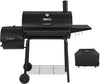 CC1830SC Charcoal Grill Offset Smoker with Cover, 811 Square Inches, Black, Outdoor Camping