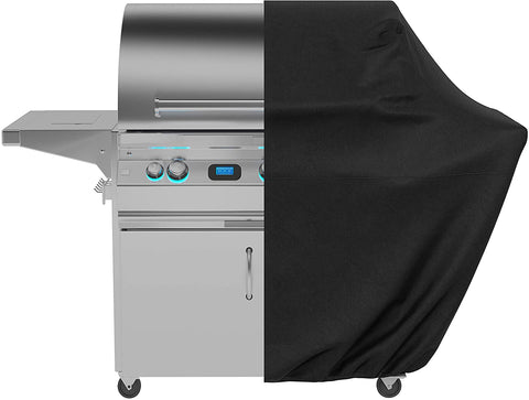 Image of Amazon Basics Gas Grill Barbecue Cover, 60 Inch /M, Black