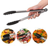 Silicone BBQ Grilling Tong Salad Bread Serving Tong Non-Stick Kitchen Barbecue Grilling Cooking Tong with Joint Lock