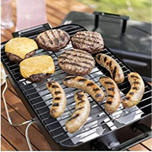 Duke Grills Omaha Go Anywhere Portable Gas Grill - Mini BBQ Propane Grill for Camping, RV, Tailgate - Cooks 8 Hamburgers at Once - Long Life Steel - Foldable Legs