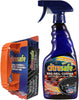 Grill Cleaning Kit - BBQ Grill Cleaner (16Oz) and BBQ Grill Scrubber with 3 Heavy Duty Replaceable Scrubber Pads - Formulated to Safely Clean Burnt Food and Grease off of Grill Surfaces