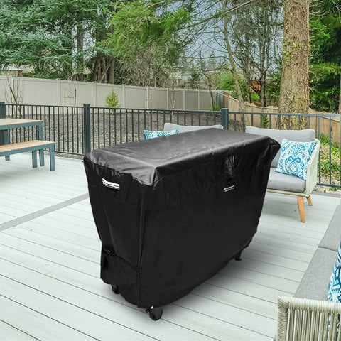 Image of Cover for Keter Unity XL, Portable Prep Tables and Flat Top Grills. Must Have BBQ, Grilling and Outdoor Cooking Accessory. Breathable, Waterproof, UV and Weather Resistant - 55" X 24" X 33.5"