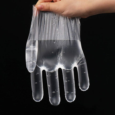 Image of 1500 Pcs Plastic Gloves Disposable - Food Prep Gloves Disposable Gloves Transparent for Food Service, Cleaning, One Size Fits Most…