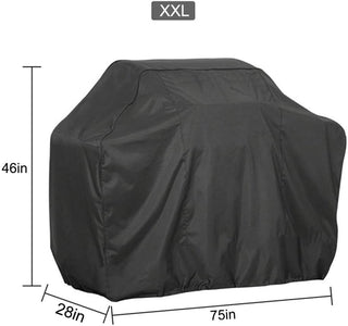 Samhe Grill Cover, 75-Inch Waterproof UV Resistant Heavy Duty BBQ Gas Grill Cover for Nexgrill Brinkmann Weber Char-Broil and More
