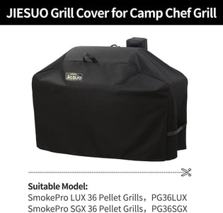 Grill Cover for Camp Chef 36 Inch Pellet Grills, Smokepro LUX 36, Smokepro SGX 36, Heavy Duty Waterproof Grill Cover for Camp Chef Grill