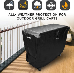 Cover for Keter Unity XL, Portable Prep Tables and Flat Top Grills. Must Have BBQ, Grilling and Outdoor Cooking Accessory. Breathable, Waterproof, UV and Weather Resistant - 55" X 24" X 33.5"