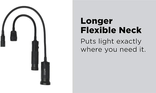 NT-7647 20-Inch Gooseneck Flashlight Cree LED with Magnetic Base, Flexible LED Light, Zoomable Lens, IP54 Rating Waterproof. Work Bench, Auto Repair, Grill Light, Inspection