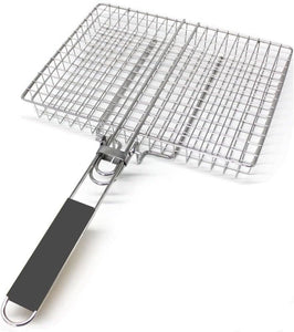 Grill Basket NABAOXUN BBQ Grilling Basket Fish Grill Basket, Grill Basket Grill Rack,Outdoor Grill Accessories