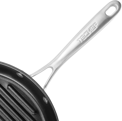 Image of - Onyx Collection, 12-Inch Grill Pan, Coated with New Teflon Platinum Non-Stick Coating (PFOA Free) (12-Inch)