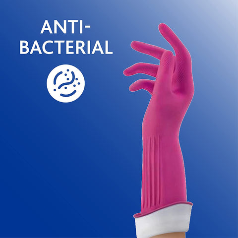 Image of Living Reuseable Rubber Cleaning Gloves