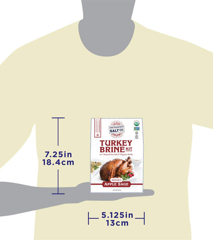 Image of Organic Turkey Brine Kit - 16 Oz. Apple Sage with Brine Bag by San Francisco Salt Company