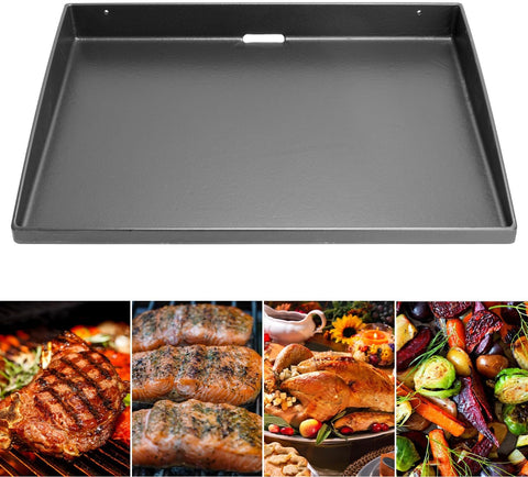 Image of Flat Top Grill Griddle with Accessories Kit for Blackstone 22 Inch Table Top Griddle, Heavy Duty Cast Iron, Compatible with Camping and Outdoor Cooking
