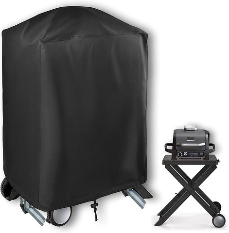 Image of Cover for Ninja Woodfire Outdoor Grill - Waterproof Grill Cover for Ninja OG701 Grill and Stand - Anti-Fade & UV Resistant, Heavy Duty 600D Oxford Fabric (Cover Only, Does Not Include Stand)