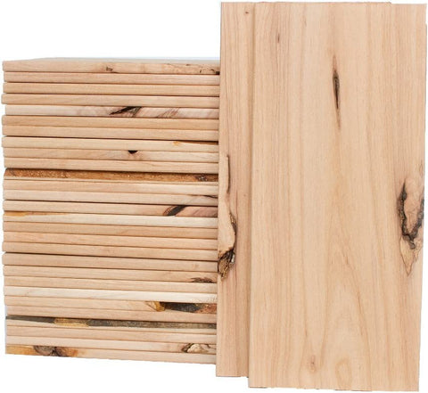 Image of Alder Grilling Planks - 5X11 30 Pack for Salmon, Fish, Seafood & More