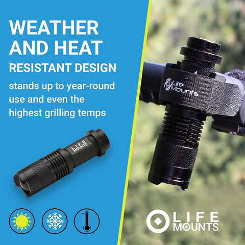Image of - LED Barbecue Grill Light - Safely Cook after the Sun Goes down - Universal Flex Mount Light - All-Weather Durability - Fits Almost All Grills