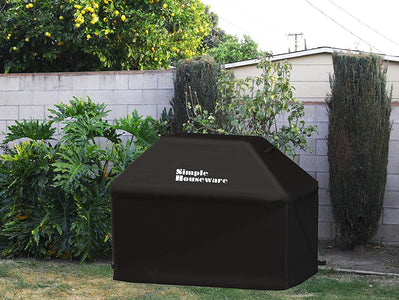 Simple Houseware 72-Inch Waterproof Heavy Duty Gas BBQ Grill Cover, Weather-Resistant Polyester