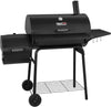 CC1830S 30" BBQ Charcoal Grill and Offset Smoker | 811 Square Inch Cooking Surface, Outdoor for Camping | Black