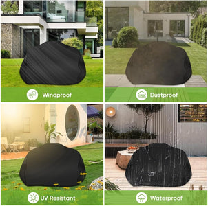 Icover Grill Cover for Ninja, Heavy Duty Waterproof BBQ Cover for Ninja Woodfire Outdoor Grill OG700 Series Barbecue Cover with Drawstring