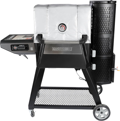 Image of Grill Insulated Blanket for Masterbuilt 560 Digital Charcoal Grill and Smoker Combo, MB20080220 Gravity Series Grill - Smoker Insulation Blanket Saves Lots of Pellets for Winter Cooking