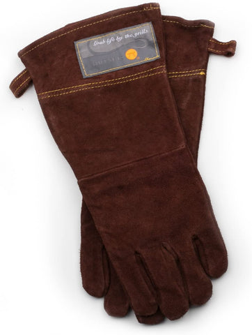 Image of F234 Small/Large Grill Gloves, Brown Leather