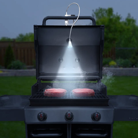Image of BBQ Grill Lights Magnetic Base Super-Bright LED Lights-360 Degree Flexible Gooseneck, Weather Resistant, Task Lighting Barbecue Grilling (1)