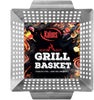 Grill Basket for Veggies, Heavy Duty Grilling Baskets for Outdoor Grilling, Large Stainless Steel Vegetable Grill Basket, BBQ and Grill Accessories, Perfect for All Grills and Vegetables