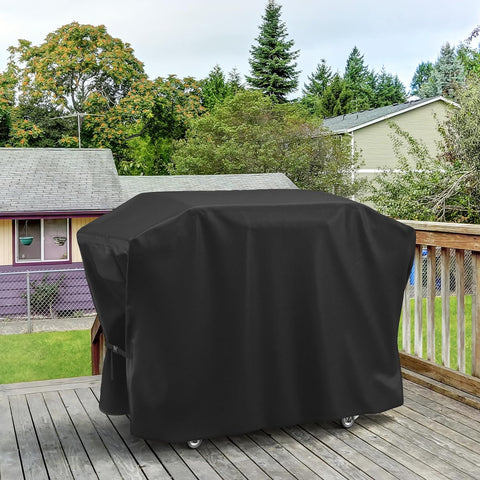 Image of Griddle Cover for Blackstone 36 Inch Griddle with Hood, Heavy Duty Waterproof 5482 Premium Flat Top Gas Grill Cover with Large Air Vent and Click-Close Straps, Black