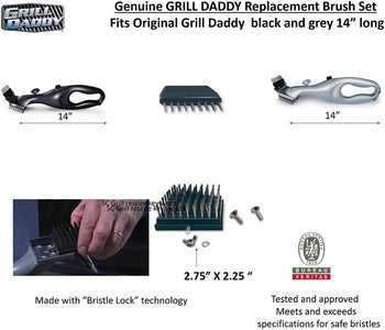 FBA_B00198KP7K GB05522S Replacement Brush, 1, Metal