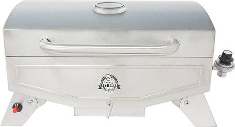 Image of Grills PB100P1 Pit Stop Single-Burner Portable Tabletop Grill , Grey