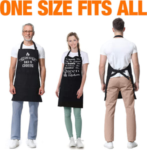 Grilling Gifts for Men BBQ Set + Funny Aprons for Men – Top Christmas Gifts for Men & Funny Apron Combo
