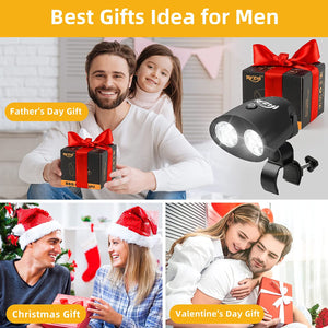 Grill Light BBQ Accessories: Grilling Gifts for Men Christmas Stocking Stuffers, Smoker Grilling Accessories for Outdoor Grill, BBQ Light with Two Brightness Settings, 3 Batteries Included