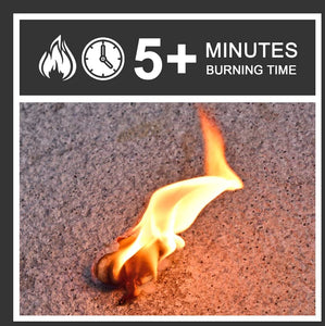 Fire Starters for Campfires, Camping Emergency, Survival, Fire Pits, Grills, Fireplace with 5+ Minute Burn 35 Counts