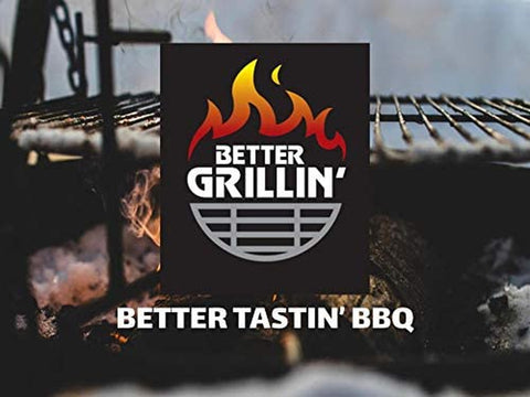 Image of Better Grillin Scrubbin Stone Grill Cleaner Handle-Protect Hands & Nails When Scouring Grill with Three Scrubbin Stone