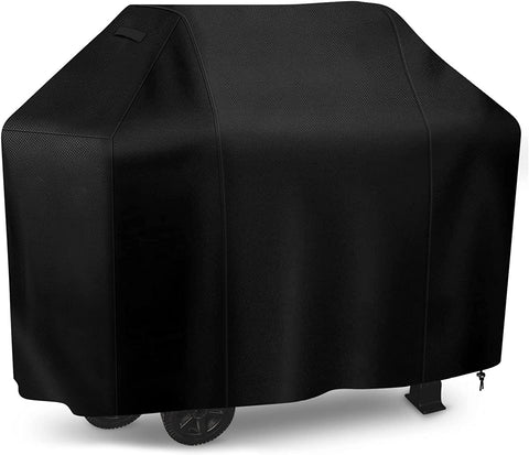 Image of Grill Cover 58 Inch, Icover Waterproof BBQ Gas Grill Cover, Polyester Easy On/Off, Dustproof Fade Resistant for Weber Char-Broil Nexgrill and More Grills
