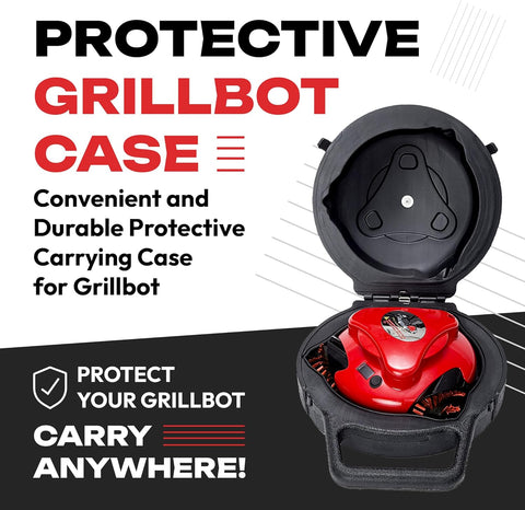 Image of Automatic Grill Cleaning Robot (Red,  Bundle)