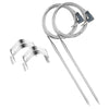 Thermometer Probe with Clips, Set of 2 Waterproof Meat Probe Replacement for Maverick ET-732/733 and Ivation IVA-WLTHERM IVAWT738