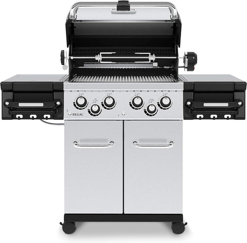 Image of Broil King Regal S490 Pro- Stainless Steel - 4 Burner Propane Gas Grill