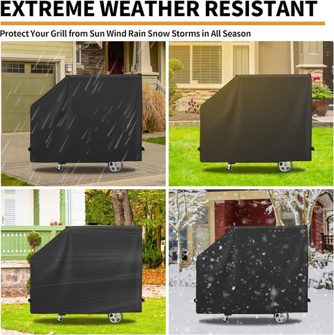 Image of NEXCOVER Grill Cover - Compatible with Masterbuilt Gravity Series 1050 Digital Charcoal Grill, Waterproof Smoker Cover,Heavy Duty BBQ Cover, Fade Resistant Barbecue Cover, Anti-Uv & Weather Resistant.